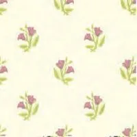 Rosebud Pink Wallpaper for 12th Scale Dolls House