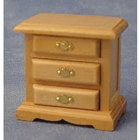 Pine Bedside Chest for 12th Scale Dolls House