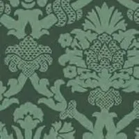 Portia Tuscan Green Wallpaper for 12th Scale Dolls House