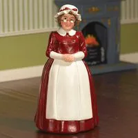 Mrs Claus Christmas Figure for 12th Scale Dolls House