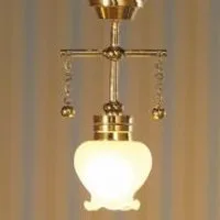 12V Victorian Style Ceiling Hanging Light for 12th Scale Dolls House