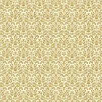 Gold Coloured Damask Wallpaper for 12th Scale Dolls House