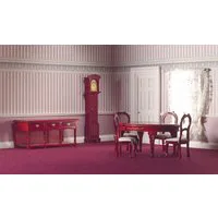 7 Piece Traditional Dining Room Set for 12th Scale Dolls House