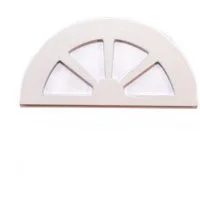 Small White Fanlight Window for 12th Scale Dolls House