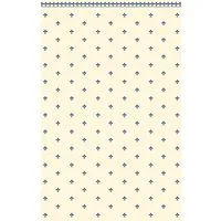 Blue and Ivory Fleur de Lys Wallpaper for 12th Scale Dolls House