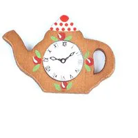 Teapot-shaped Clock for 12th Scale Dolls House