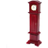 Working Grandfather Clock for 12th Scale Dolls House