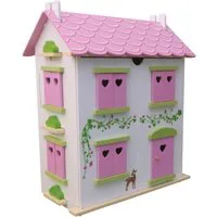 Candy Cottage Furnished Wooden Dolls House