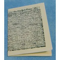 Newspaper for 12th Scale Dolls House