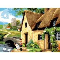 Painting By Numbers Cottage By The River