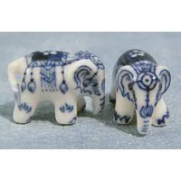 Elephant Ornaments Accessories x 2 for 12th Scale Dolls House