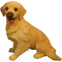 Sitting Golden Retriever for 12th Scale Dolls House