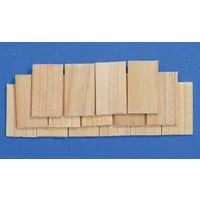 Wooden Roof Tiles Pack of 100 for 12th Scale Dolls House