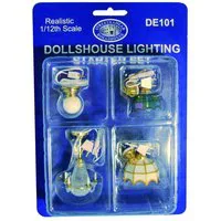 12V Ceiling Light Set for 12th Scale Dolls House