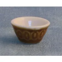 Brown Mixing Bowl for 12th Scale Dolls House