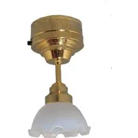 3V LED Piecrust Ceiling Lamp for 12th Scale Dolls House