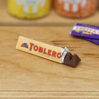 Opened Toblerone for 12th Scale Dolls House