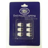 6 x Standard 12V Lighting Plugs for 12th Scale Dolls House