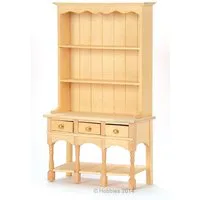 Bare Wood 3 Drawer Dresser for 12th Scale Dolls House