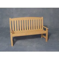 Barewood Garden Bench for 12th Scale Dolls House