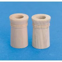 Wooden Chimney Pots 2 pieces for 12th Scale Dolls House