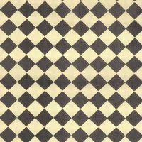 Black & Cream Lino Effect Wallpaper for 12th Scale Dolls House