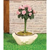 Garden Rose in Pot for 12th Scale Dolls House