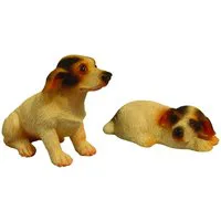 Pair of Jack Russells for 12th Scale Dolls House