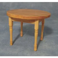 Pine Round Table for 12th Scale Dolls House