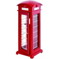 Traditional Red British Telephone Box for 12th Scale Dolls House