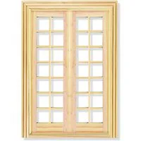 Deluxe Wooden French Doors for 12th Scale Dolls House