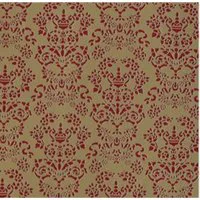 Renaissance Red and Gold Wallpaper for 1/12 Scale Dolls House