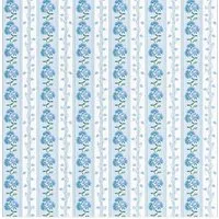 Blue Aster and Ivy Wallpaper for 12th Scale Dolls House