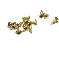 Small Brass Screws packs of 12