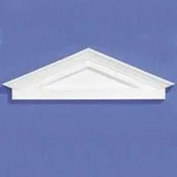 White Plastic Pedimentfor 12th Scale Dolls House