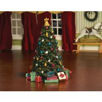 Decorated Christmas Tree 175mmfor 12th Scale Dolls House