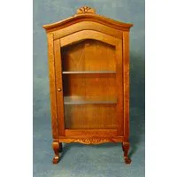 Oak Display Cabinet for 12th Scale Dolls House