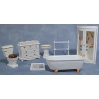 Deluxe Bathroom With Shower for 12th Scale Dolls House