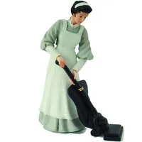 Vacuuming Maid for 12th Scale Dolls House