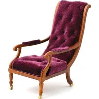 Library Chair for 12th Scale Dolls House