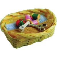 Sewing Basket for 12th Scale Dolls House