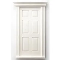 Plastic Small Georgian Door for 1/12 Scale Dolls House