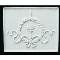 Ribbon Wreath Wall Panel for 12th Scale Dolls House