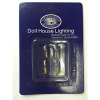 4 X Candle Type Bulbs for 12th Scale Dolls House