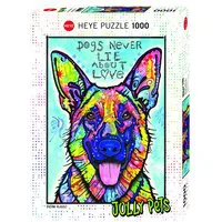 Heye Puzzles Dogs Never Lie 1000 Piece Jigsaw