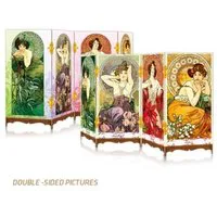 Mucha The Precious Stones Double Sided Jigsaw Screen