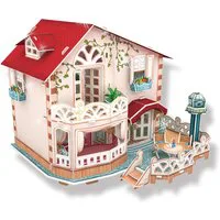 CubicFun P634H Holiday Bungalow 3D Puzzle