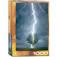 Eurographics Lightning Striking Tree 1000 Piece Jigsaw