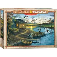 Eurographics Abraham Hunter Autumn Retreat 1000 Piece Jigsaw