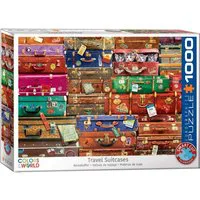 Eurographics Travel Suitcases 1000 Piece Jigsaw